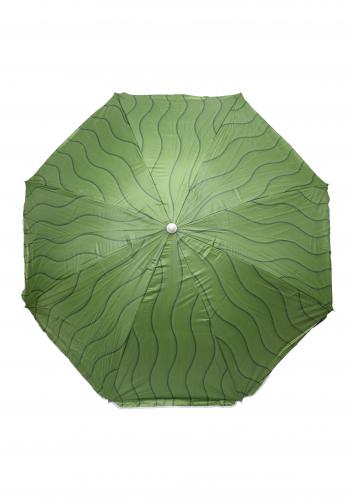 Зонт пляжный фольгированный (200см) 6 расцветок 12шт/упак ZHU-200 (расцветка 5) - фото 6