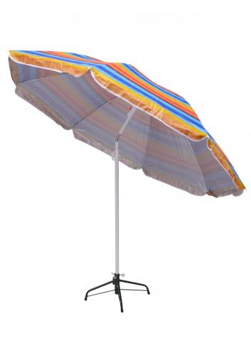 Зонт пляжный фольгированный (200см) 6 расцветок 12шт/упак ZHU-200 (расцветка 5) - фото 3